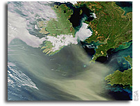 Earth from Space: Dust and plankton