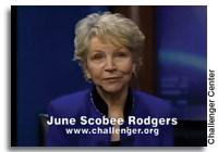 Video: Dr. June Scobee Rodgers talking to Students on 25th Anniversary of Challenger