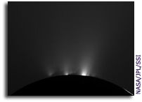 Saturn's Geyser Moon Enceladus Shows off for NASA's Cassini