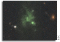 Giant Space Blob Glows from Within