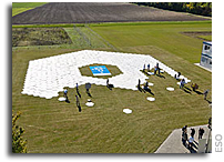Full-size Mock-up of World's Largest Telescope Mirror