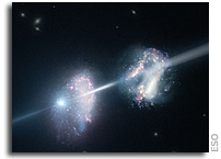 VLT observations of gamma-ray burst reveal surprising ingredients of early galaxies