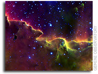 Gemini: Image of a Psychedelic Stellar Nursery