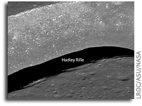LRO Image: Hadley Rille and the Mountains of the Moon