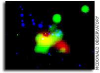 Cascading Material Pours onto a Young Star
