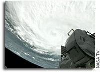 Photos from Today's Space Station Flyover Of Hurricane Irene