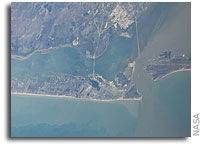 Photos: Galveston - Day and Night - As Seen From Orbit
