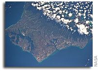 Photo: Oahu As Seen From Orbit