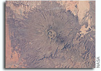 Photo: Emi Koussi Volcano in Chad As Seen From Orbit