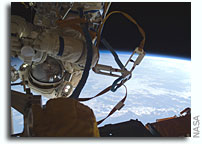 Photos: EVA Conducted Outside of Zvezda Service Module of the International Space Station