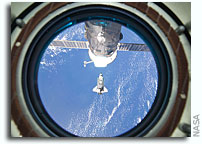 Photo: Discovery Approaches International Space Station