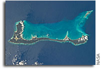 Photo: Cat Island, Commonwealth of the Bahamas As Seen From Orbit