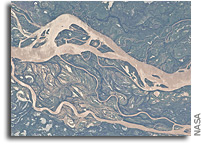 Image: Argentina's Parana River Floodplain As Seen From Orbit