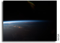 Image: Sunset Over Western South America As Seen From Orbit