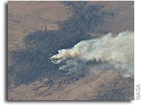 Photo: Horseshoe 2 Fire in Arizona As Seen From Orbit