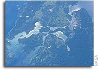 Photo: Sault Ste Marie, Ontario As Seen From Orbit