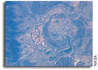 Image: The Shoemaker Impact Structure As Seen From Orbit