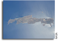 Photo: Crete As Seen From Orbit 