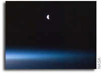 Photo: Last Quarter Moon As Seen From The International Space Station
