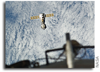 Photos: Soyuz TMA-21 Heading Home as Seen from the International Space Station