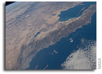 Photo: The United States and Mexico - Gulf of Cortez and  Baja California - As Seen From Space