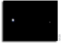 Jupiter-Bound Space Probe Captures Earth and Moon