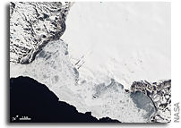 Photo: Roze Glacier, Novaya Zemlya As Seen From Space