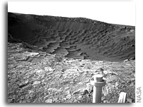 Photo from Mars  Textures of 'Santa Maria' Crater