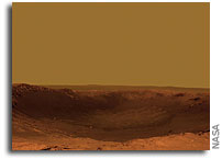 Mars Sliding Behind Sun After Rover Anniversary