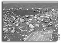 Opportunity Passes Small Crater and Big Milestone