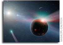 NASA's Spitzer Detects Comet Storm In Nearby Solar System