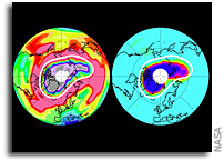 NASA Leads Study Of Unprecedented Arctic Ozone Loss