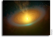 Herschel Space Observatory Finds Oceans of Water in Planet-Forming Disk Around Nearby Star