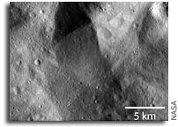 Dawn Obtains First Low Altitude Images of Vesta