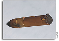Photo: Endeavour's External Tank Floats Back To Earth