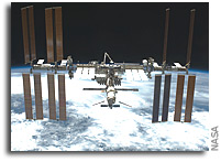 Photo: Endeavour's Parting View of the Space Station