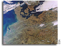 Photo: Earth from Space: Central Europe
