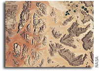 Photo: Wadi Rum, Jordan As Seen From Orbit