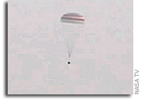 Space Station Trio Lands Safely In Kazakhstan