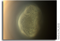 Vortex Seen at Titan's South Pole