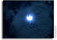 Image: Lightning Flash in Africa As Seen From the International Space Station