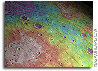 Image: Highs and Lows of Goethe Basin on Mercury