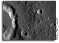NASA MESSENGER Image of Mercury: Crater Picasso
