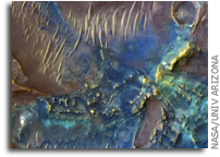 NASA MRO image of Mars: The Floor of Toro Crater