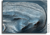 NASA MRO Image of Mars: Cratered Dune Forms
