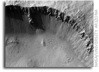 NASA MRO Image of Mars: Another Well-Preserved Impact Crater