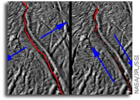 Cassini Sees Saturn Stressing out Enceladus