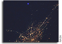 Image: Amateur Astronomers Ping The International Space Station With A Laser