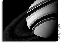 Dwarfed by Saturn