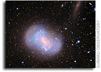 Subaru Telescope Captures Images of 'Stealth Merger' of Dwarf Galaxies
